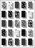 Black and White Shadow Boxes