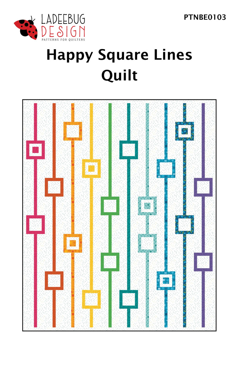 Happy Square Lines – Ladeebug Design