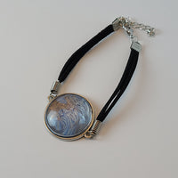 Blue and Silver Bracelet