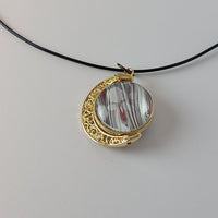 Red, Green, and White Large Double Pendant