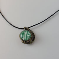 Red, Green, and White Small Double Pendant