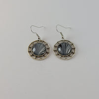 Black and White Earrings