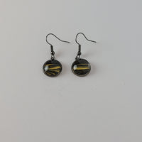 Black and Gold Earrings