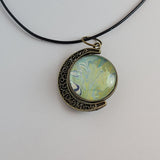 Blue, Green, and Yellow Large Double Pendant