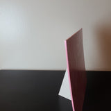 Pale Pink, White, and Glitter Art Canvas