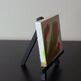 Pink and Green Art Canvas