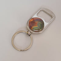 Rainbow Bottle Opener Key Ring