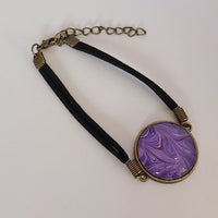 Purple and Burgundy Bracelet