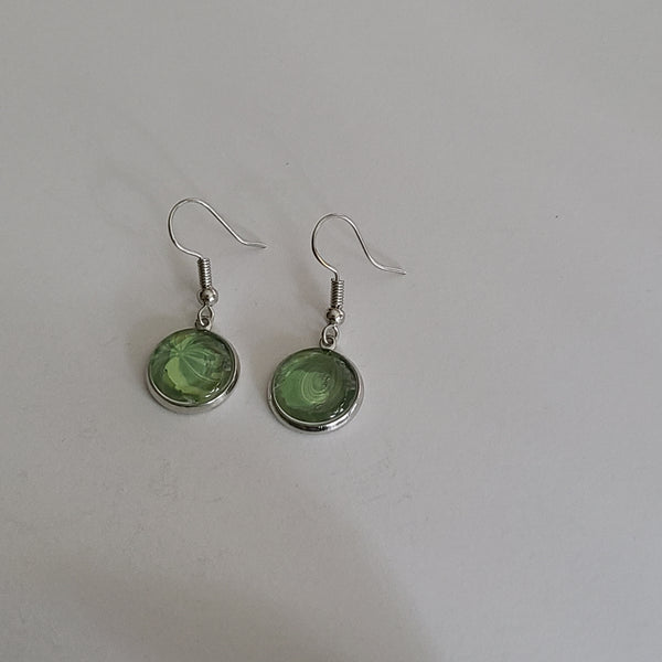 Green Earrings