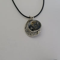 Black, Gold, and Sillver Small Double Pendant
