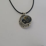 Black, Gold, and Sillver Small Double Pendant