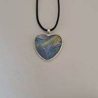 Rainbow Heart Pendant
